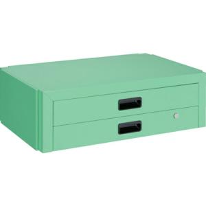 TRUSCO ツールワゴン ドルフィン用引出 2段 750X500 ヤンググリーン ( DLWS-75X-YG )｜orangetool