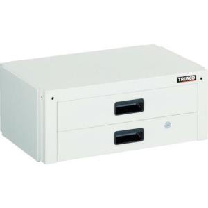 TRUSCO ツールワゴン ドルフィン用引出 2段 750X500 ホワイト ( DLWS-75X-W )｜orangetool