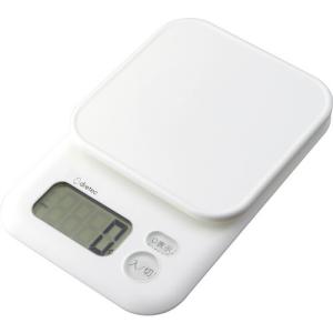 dretec デジタルスケール「ガナッシュ」2kg ホワイト  ( KS-733WT )｜orangetool