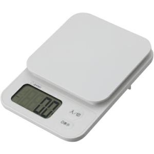 dretec デジタルスケール「ブランジェ」1kg ホワイト  ( KS-629WT )｜orangetool
