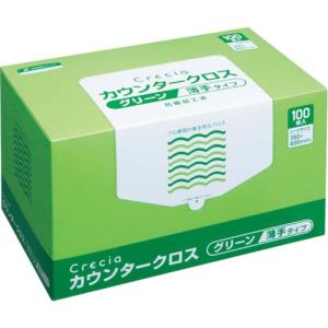 クレシア カウンタークロス 薄手タイプ グリーン ( 65412 ) 日本製紙クレシア(株)｜orangetool