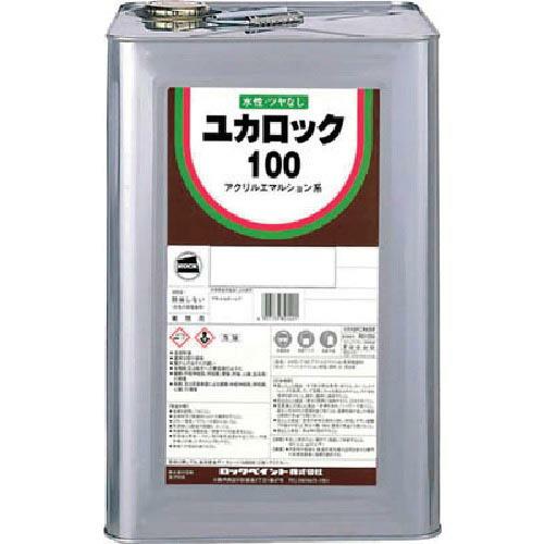 ロック ユカロック#100 ブラウン 20KG ( 082-0114-01 ) ロックペイント(株)