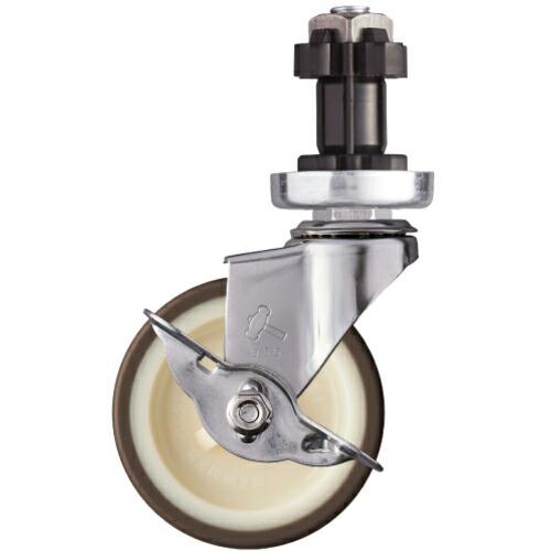 ハンマー SUS パイプ外径38mm用差込 SP付 ウレタン車 75mm ( 315-2EN-UR7...