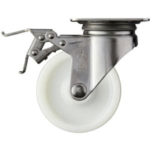 ハンマー トータルロック SUS 自在 SP付 ナイロン車(ローラーベアリング) 100mm ( 315S-NRB100 TL ) ハンマーキャスター(株) (メーカー取寄)｜orangetool