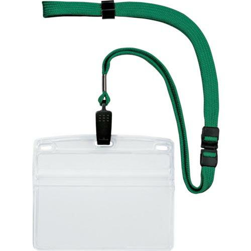 OP 吊下げ名札 特大サイズ 10枚 緑 ( NL-21-GN ) オープン工業(株)