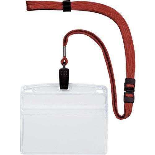 OP 吊下げ名札 特大サイズ 10枚 赤 ( NL-21-RD ) オープン工業(株)