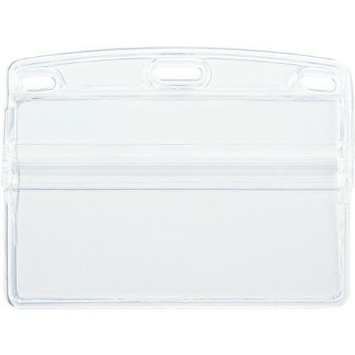 OP 名札用ケース ソフトタイプ ヨコ名刺 10枚 ( NX-105 )