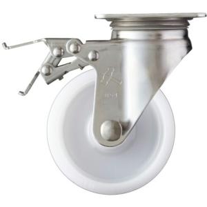 ハンマー トータルロック SUS 自在 SP付 ナイロン車 125mm ( 315S-N125 TL ) ハンマーキャスター(株) (メーカー取寄)｜orangetool