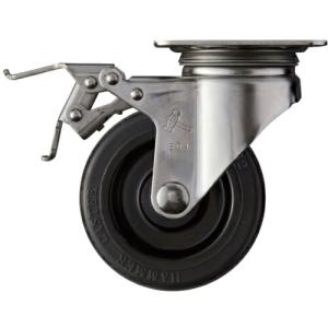 ハンマー トータルロック SUS 自在 SP付 ゴム車(ローラーベアリング) 100mm ( 315S-RBU100 TL ) ハンマーキャスター(株) (メーカー取寄)｜orangetool