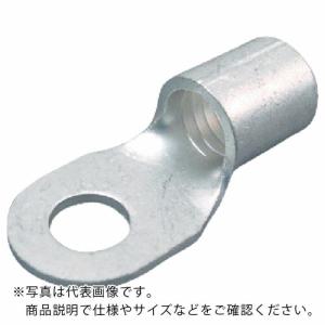 ニチフ 裸圧着端子 R形(100P) より線42.42~60.57 外寸16mm スタッド径10.5mm ( R 60-10S )｜orangetool