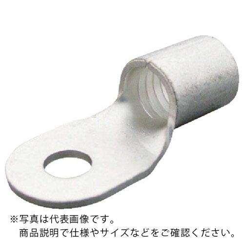 ニチフ 裸圧着端子 R形(100P) より線42.42~60.57 外寸22mm スタッド径8.4m...