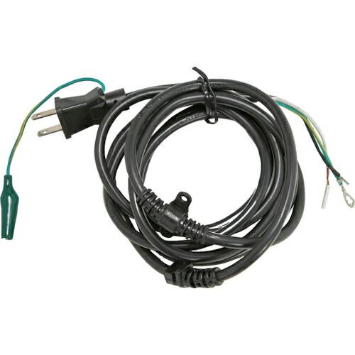 TRUSCO 工場扇ファクトリーファン用パーツ 電源コード 黒色 ( 5316603000 )