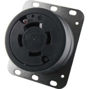 アメリカン電機 引掛形 埋込コンセント 接地3P60A250V ( 4620 ) アメリカン電機(株)｜orangetool