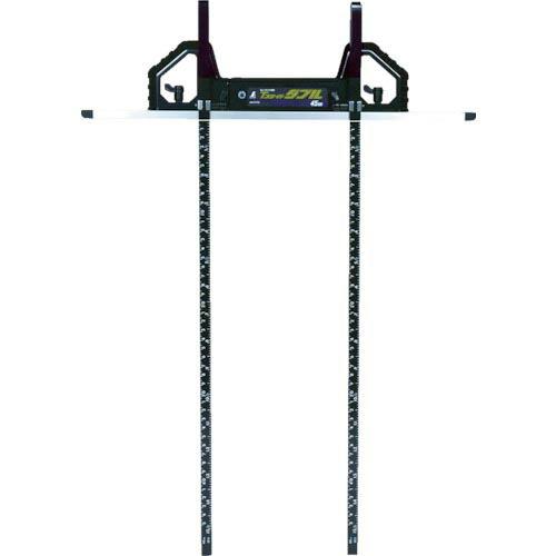 シンワ 丸ノコガイド定規Tスライドダブル 45cm(併用目盛・突き当て可動式) ( 73703 )