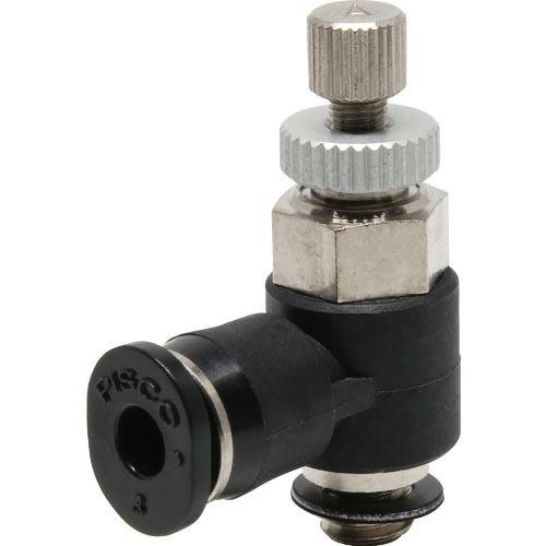 PISCO スピードコントローラ エルボ メーターアウト制御チューブ3ネジM5X08 ( JSC3-...