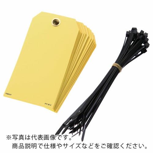 PANDUIT 書き込み用カラータグ 黄 (25枚入) ( PVT-95-Q ) パンドウイットコー...