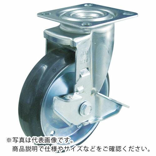 TRUSCO キャスター TYSシリーズ 自在 SP付 ゴム車100mm ( TYSB-100 ) ...