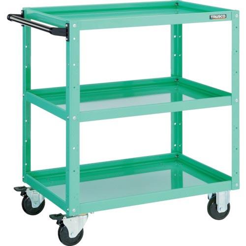 TRUSCO ツールワゴン イーグルワゴン 750X500XH880 3段 ヤンググリーン ( EG...