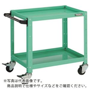 TRUSCO ツールワゴン バーディワゴン 600X400XH600 ウレタン車輪 ヤンググリーン ( BDW-662U-YG )｜orangetool