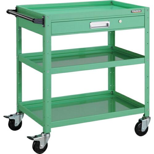 TRUSCO ツールワゴン バーディワゴン 600X400 引出付 ヤンググリーン ( BDW-76...
