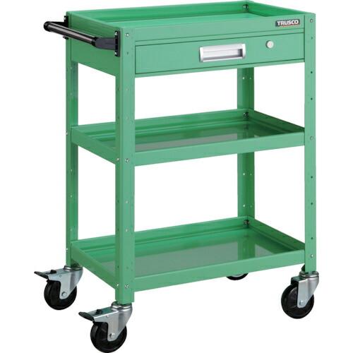 TRUSCO ツールワゴン バーディワゴン 600X400 引出付 ヤンググリーン ( BDW-96...