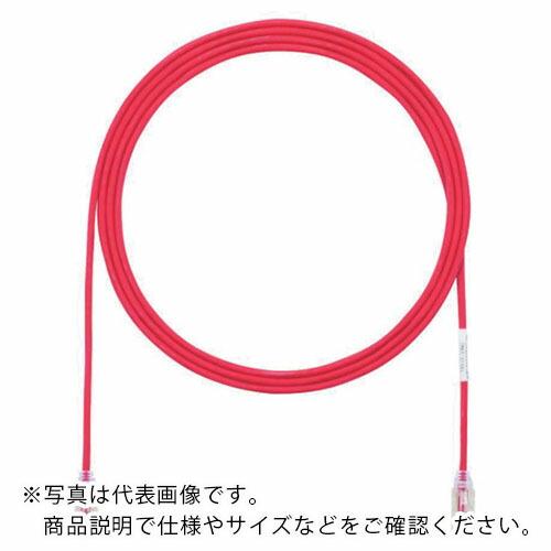 PANDUIT カテゴリ6細径パッチコード 1m 赤  ( UTP28SP1MRD )(10本セット...