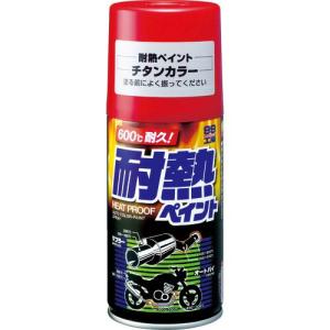SOFT99 耐熱ペイント チタンカラー ( 08027 )｜orangetool