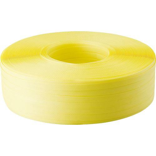 【SALE価格】TRUSCO 手締用PPバンド15.5mm×1000m巻 黄 ( TPPS-155-...