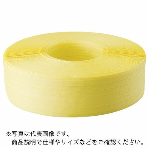 【SALE価格】TRUSCO 封かん機用PPバンド19mm×1000m巻 黄 ( TPPS-19-Y...