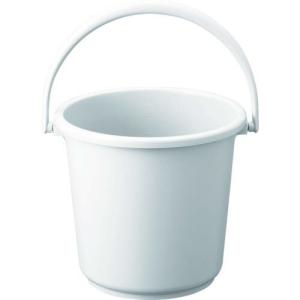 TRUSCO PPカラーバケツ 10L 白 ( TPPB-10-W ) トラスコ中山(株)｜orangetool