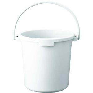 TRUSCO PPカラーバケツ 22L 白 ( TPPB-22-W ) トラスコ中山(株)｜orangetool