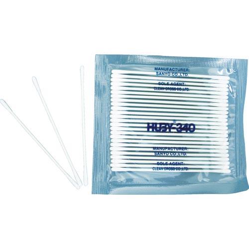 HUBY 3インチ 工業用綿棒(先端砲弾型/スリムタイプ) (100本入) ( BB-002SP )...