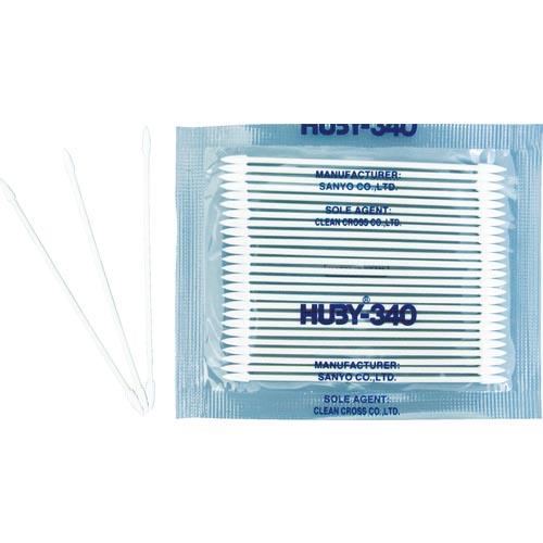 HUBY 3インチ 工業用綿棒(先端コーン型/ハードシャープポイントスリム) (100本入) ( B...