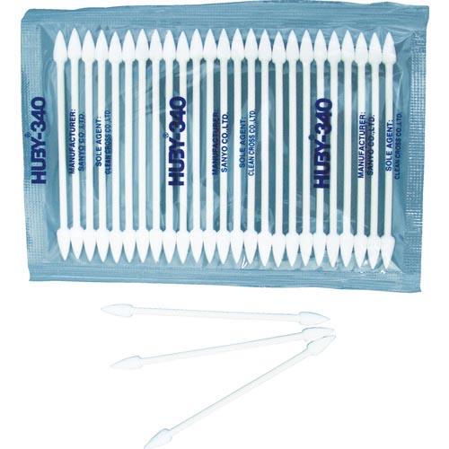 HUBY 3インチ 工業用綿棒(先端コーン型) (100本入) ( CA-003SP ) (株)クリ...