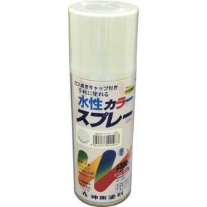 シントー 水性カラースプレー ホワイト 300ML ( 2903-0.3 ) シントーファミリー(株)｜orangetool