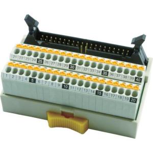 TOGI スプリングロック式コネクタ端子台 極数40 ( PCX-1H40-TB40-K-CPU ) 東洋技研(株)｜orangetool