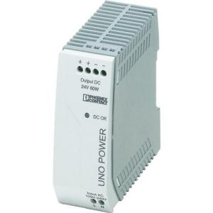 フエニックス フエニックスコンタクト 電源ユニット DINレール取付け 60W ( UNO-PS/1AC/24DC/ 60W ) フエニックス・コンタクト(株)｜orangetool