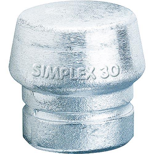 HALDER ハンマー用部品 シンプレックス用インサート ソフトメタル(シルバー) 頭径30mm (...