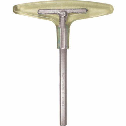 エイト T型 六角棒スパナ 樹脂ハンドル ショートタイプ 2.5mm 単品 ( EXH-2.5 ) ...