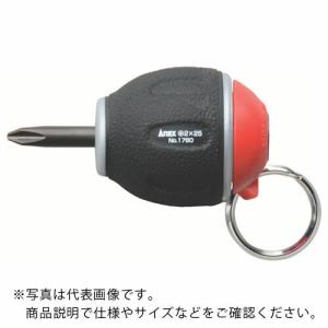 【SALE価格】アネックス スタビードライバー 落下防止 刃先+2×軸長25mm 全長74mm ( 1780-2-25 ) (株)兼古製作所｜orangetool