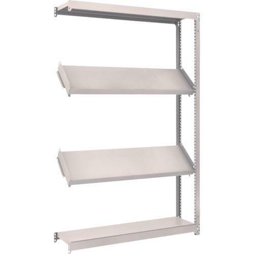 TRUSCO スチールラック M1.5型棚 1200X300XH1800 4段 傾斜2段 連結 ( ...