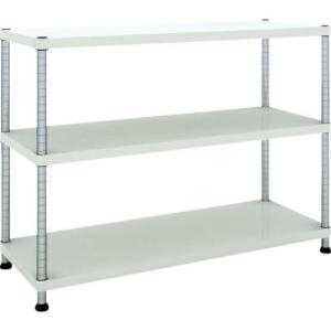 【SALE価格】TRUSCO スチールラック フェニックスラック 1200X450 3段 W色 抗菌粉体塗装 ( PER-3443-W ) トラスコ中山(株)｜orangetool