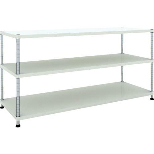 【SALE価格】TRUSCO スチールラック フェニックスラック 1800X600 3段 W色 抗菌...