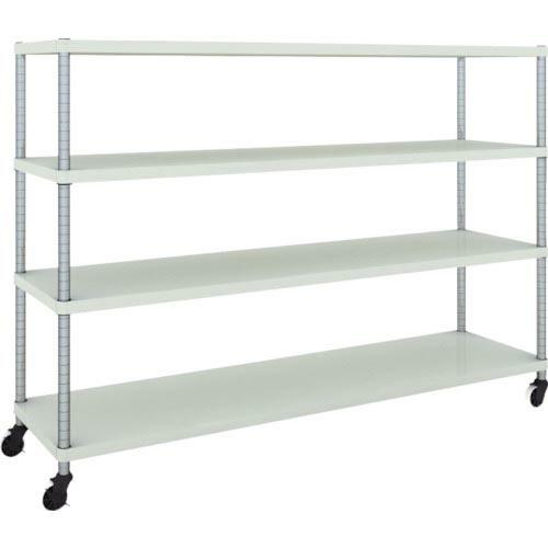 【SALE価格】TRUSCO スチールラック フェニックスラック 1800X450 4段 U車輪付 ...
