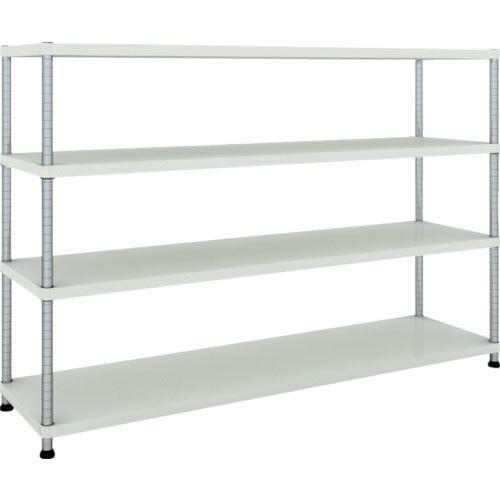 TRUSCO スチールラック フェニックスラック 1800X450 4段 W色 抗菌粉体塗装 ( P...