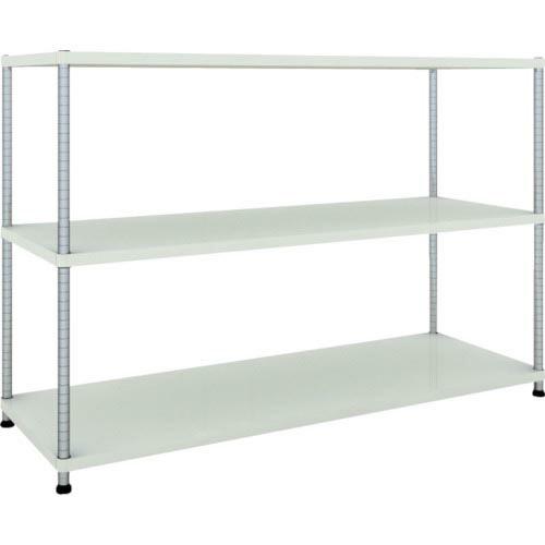 TRUSCO スチールラック フェニックスラック 1800X600 3段 W色 抗菌粉体塗装 ( P...