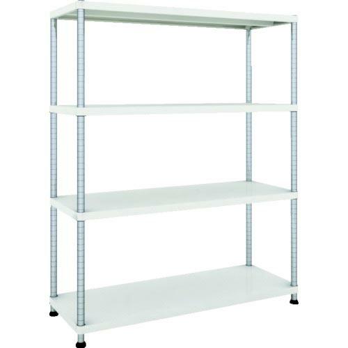 【SALE価格】TRUSCO スチールラック フェニックスラック 1200X450 4段 W色 抗菌...