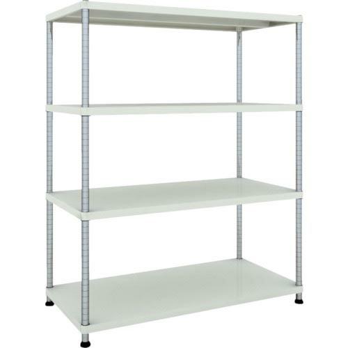 【SALE価格】TRUSCO スチールラック フェニックスラック 1200X600 4段 W色 抗菌...