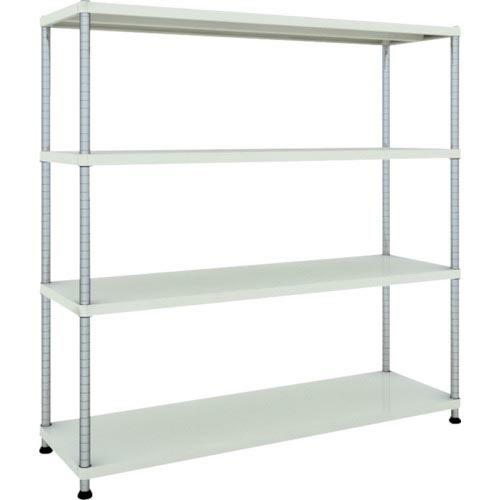 【SALE価格】TRUSCO スチールラック フェニックスラック 1500X450 4段 W色 抗菌...