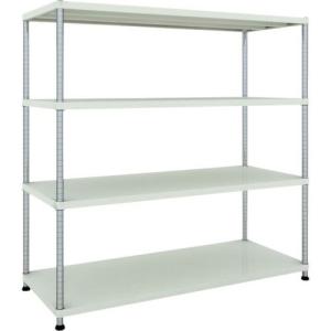 【SALE価格】TRUSCO スチールラック フェニックスラック 1500X600 4段 W色 抗菌粉体塗装 ( PER-5564-W ) トラスコ中山(株)｜orangetool